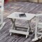 Flash Furniture White Portable Folding Adirondack Side Table LE-HMP-2012-1620H-WT-GG - alternate 1